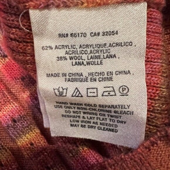 Anthropologie Moth Orange Turtleneck Sweater - size Medium - Picture 10 of 10